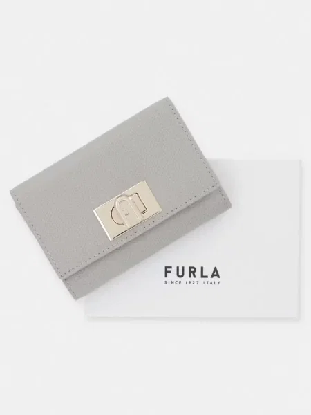 Furla női bőr pénztárca szürke