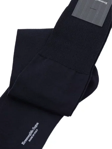 Șosete Zegna tricotate albastru