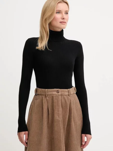 Joop! pulover de lână cu guler negru