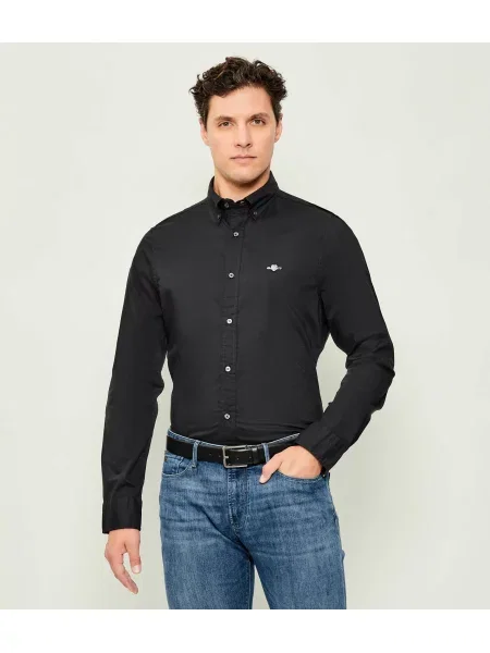 Gant Cămașă Poplin negru