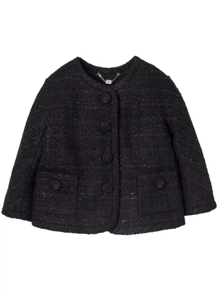 Geacă Marc Jacobs din tweed negru