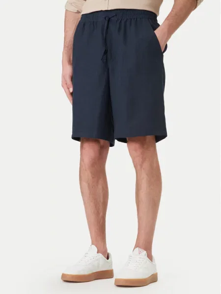 Guess Športne kratke hlače Mornarsko modra