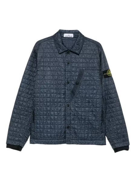 Geacă Stone Island cu strasuri albastru