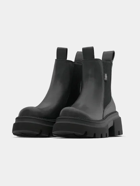 BUFFALO Ghete chelsea Mave' negru
