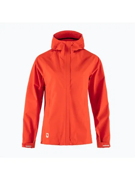 Дамско яке за дъжд Fjällräven HC Hydratic Trail flame orange оранжево