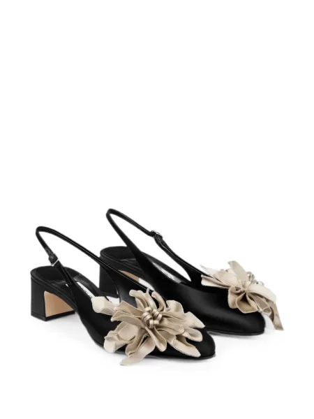 Pantofi cu toc Jimmy Choo slingback negru