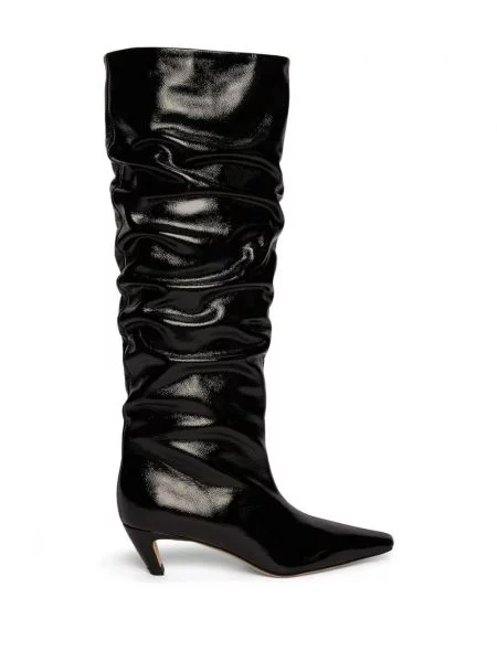 Botine Msgm din piele negru