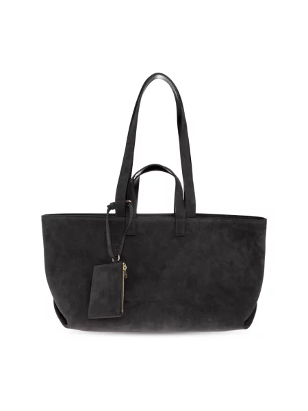 Shopperka A.p.c. zamszowa szara