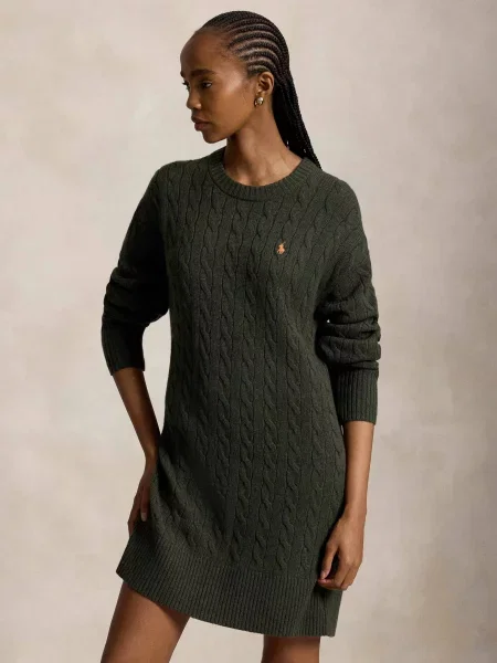 POLO RALPH LAUREN De lână rochie cu adaos de cașmir