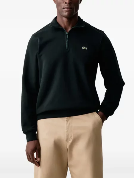 Bluza polarowa Lacoste zielona