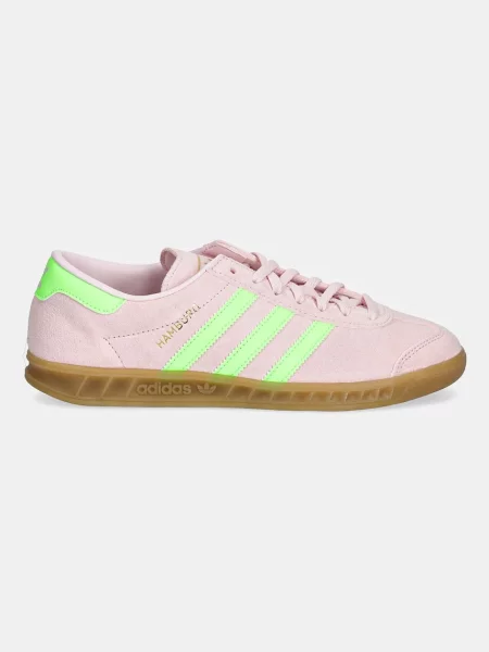 Superge iz semiša adidas Originals Hamburg W roza