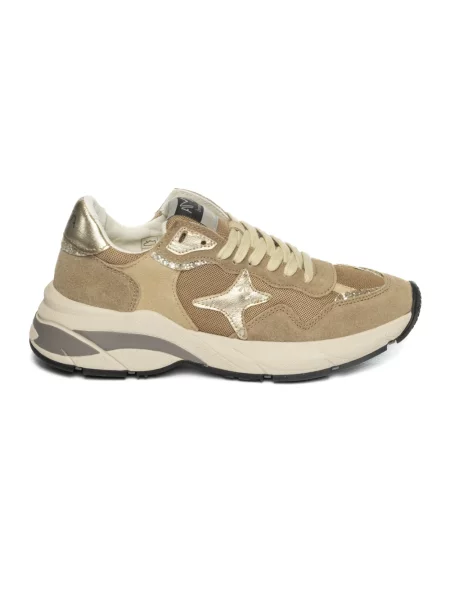Sneakersy Ama Brand skórzane beżowe