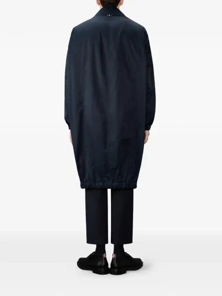 Geacă de vânt Thom Browne cu glugă albastru