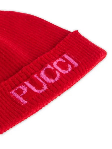 Dětské čepice Pucci červený