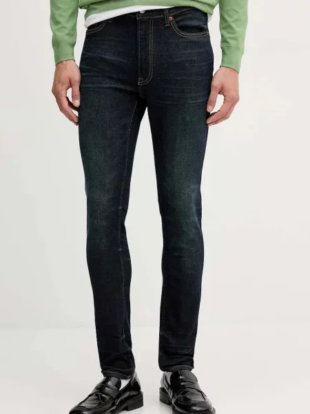 Kavbojke Calvin Klein Jeans modra