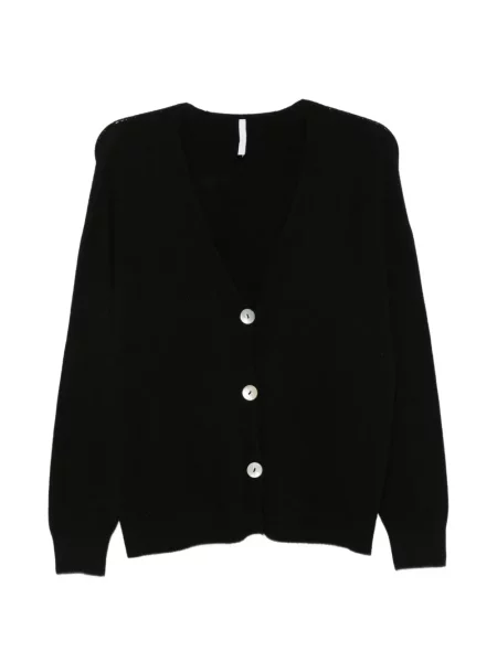 Cardigan Imperial cu decolteu în V negru
