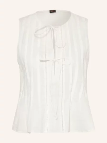 Boss Bluzka Ilenna weiss biała