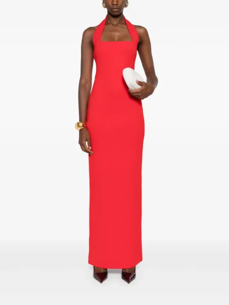 Rochie maxi Solace London de costum roșu