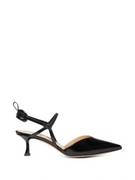 Pantofi cu toc Fendi slingback negru