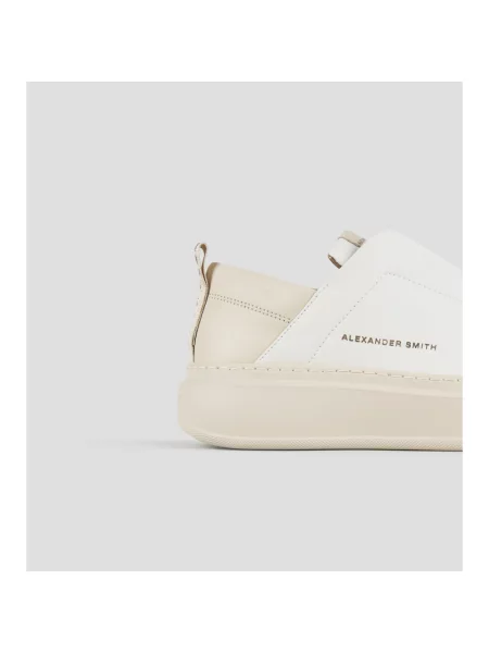 Sneakersy Alexander Smith wsuwane beżowe