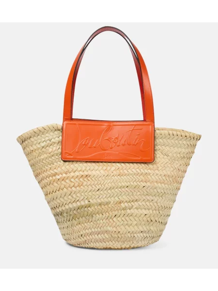 Geantă Christian Louboutin bej
