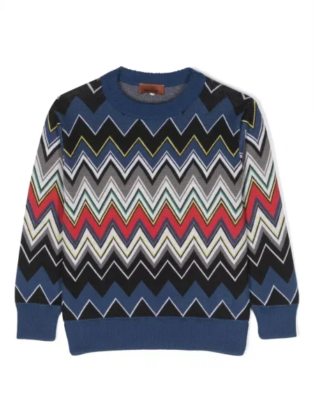 Sweter dziecięcy Missoni niebieski