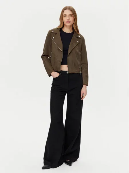 VERO MODA Přechodná bunda VMJOSE čokoládová hnědá