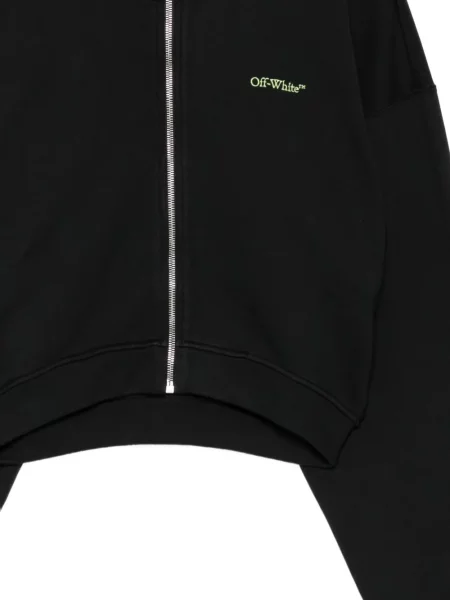 Hanorac cu fermoar Off-white alb