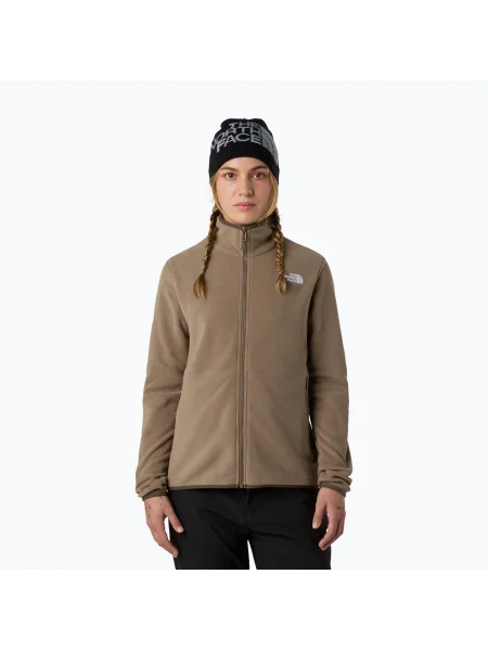 Дамски суитшърт от полар The North Face Glacier Fleece mocha brown кафяво