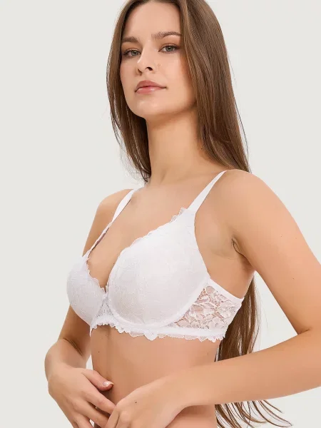 Кружевной бюстгальтер Comfy balc. білий