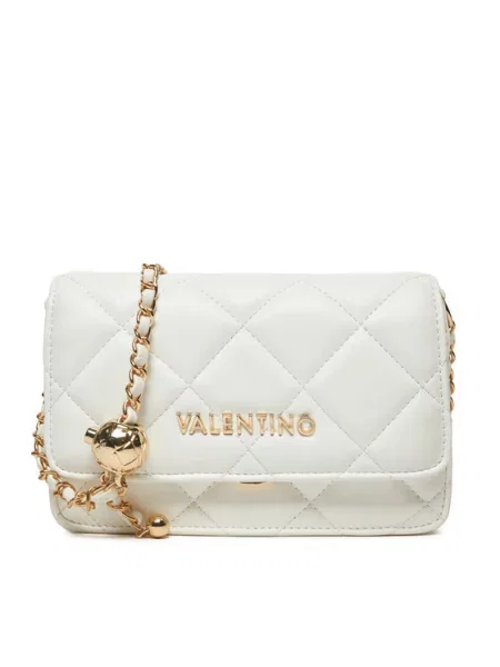 Ročna torba Valentino Ocarina bela