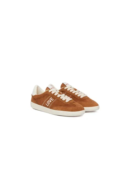 Sneakersy LOVE MOSCHINO Svetlo hnedá