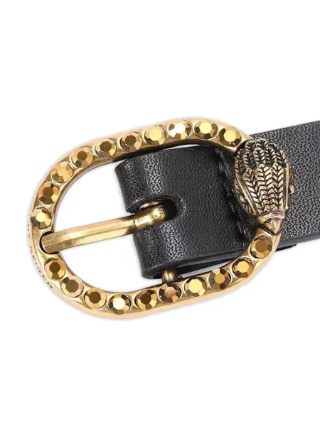 Cu centură curea Kurt Geiger London din piele negru
