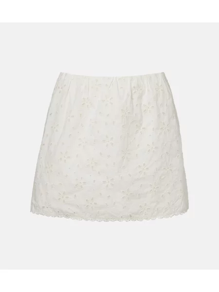 Haftowana spódnica Posse biała