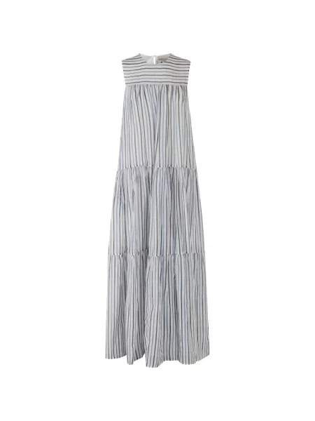 Rochie maxi Semicouture alb