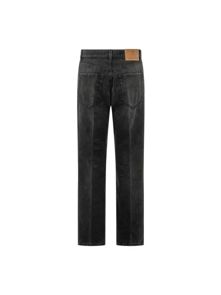 Jeansy straight leg Seafarer czarne