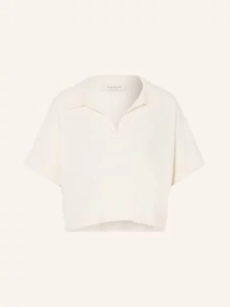 By Aylin Koenig Dzianinowa Koszulka Polo Erika Z Wełny Merynosowej Z Dodatkiem Kaszmiru weiss