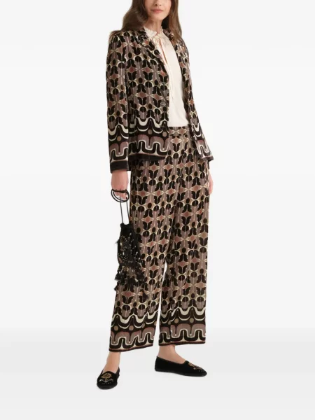 Pantaloni Maliparmi de catifea maro