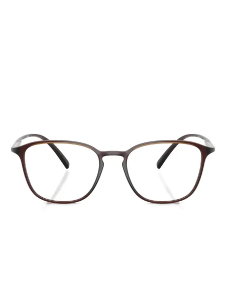 Ochelari de soare dreptunghiulari Giorgio Armani maro