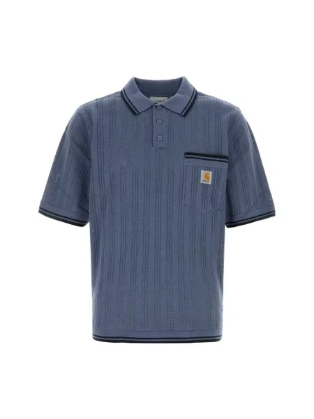 Koszulka polo Carhartt Wip niebieska