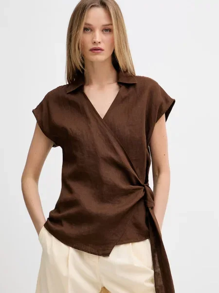 TOMMY HILFIGER Bluză pueblo maro