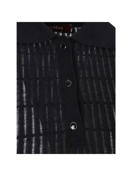 Sweter Max Mara Studio wełniany niebieski