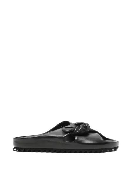 Papuci tip mules Officine Creative din piele negru