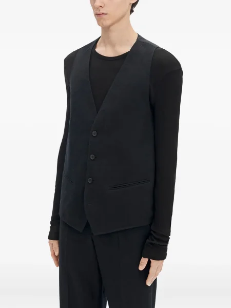 Vestă Ann Demeulemeester clasică negru