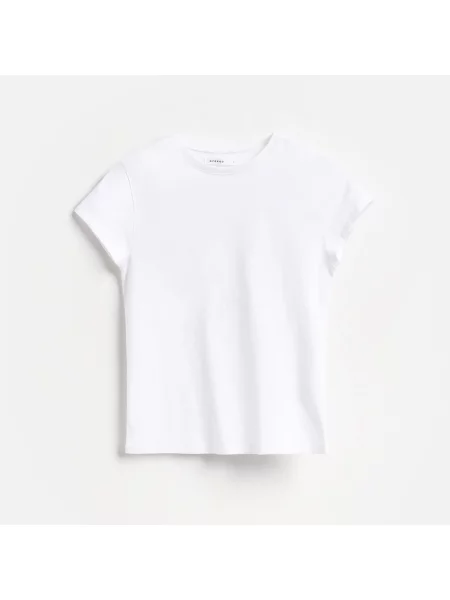 Reserved Slim fit póló fehér
