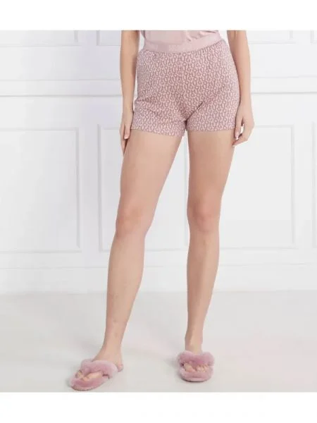 Hugo Bodywear Pantaloni scurți de pijama UNITE_SHORTS PRINTED roz
