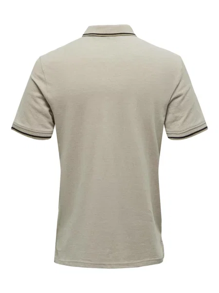 Only & Sons Majica Fletcher temno bež črna