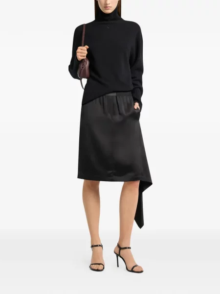 Gulerat pulover Courreges negru