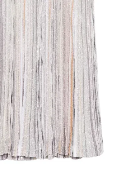 Rochie mini Missoni cu dungi violet