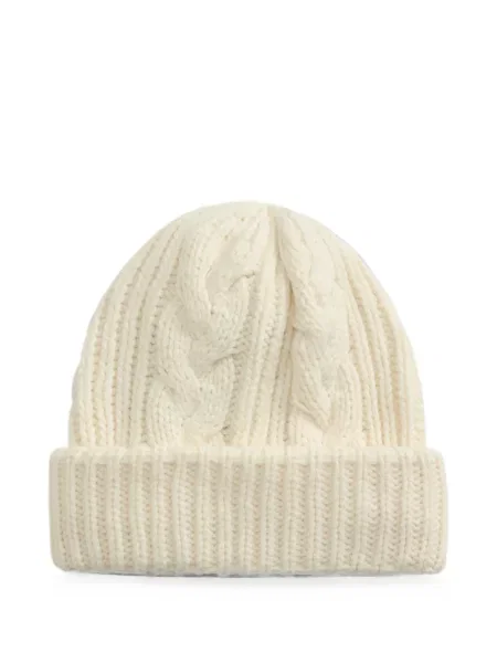 Căciulă Woolrich tricotate alb